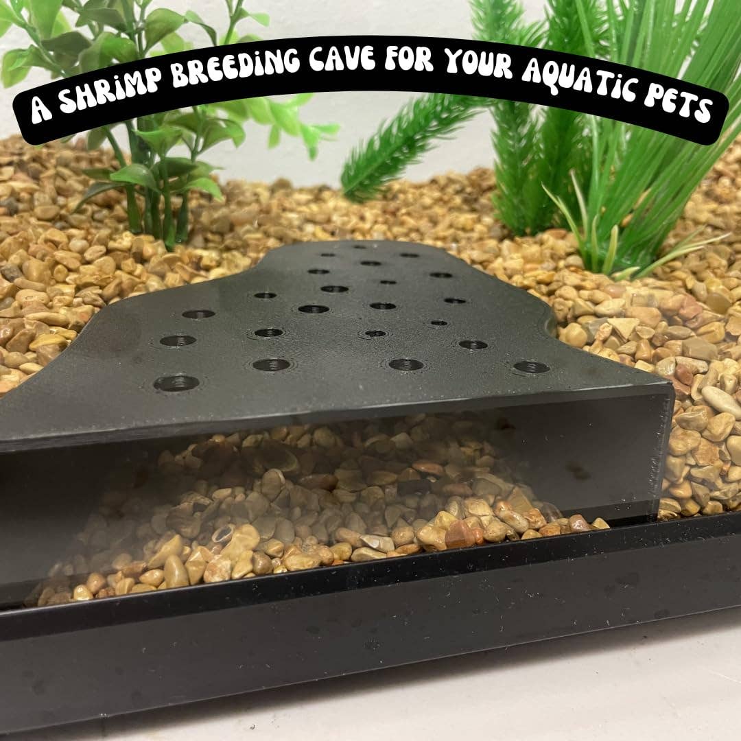 Chatelet - Wholesale Pet Cave - Cat/Dog - Chatelet REEFSHAPE Aquarium Shrimp Breeding Cave | Protector for Shrimp Tanks | Aesthetic & Functional Viewing Cave for Shrimp & Other Aquatic Pets | Made in USA3