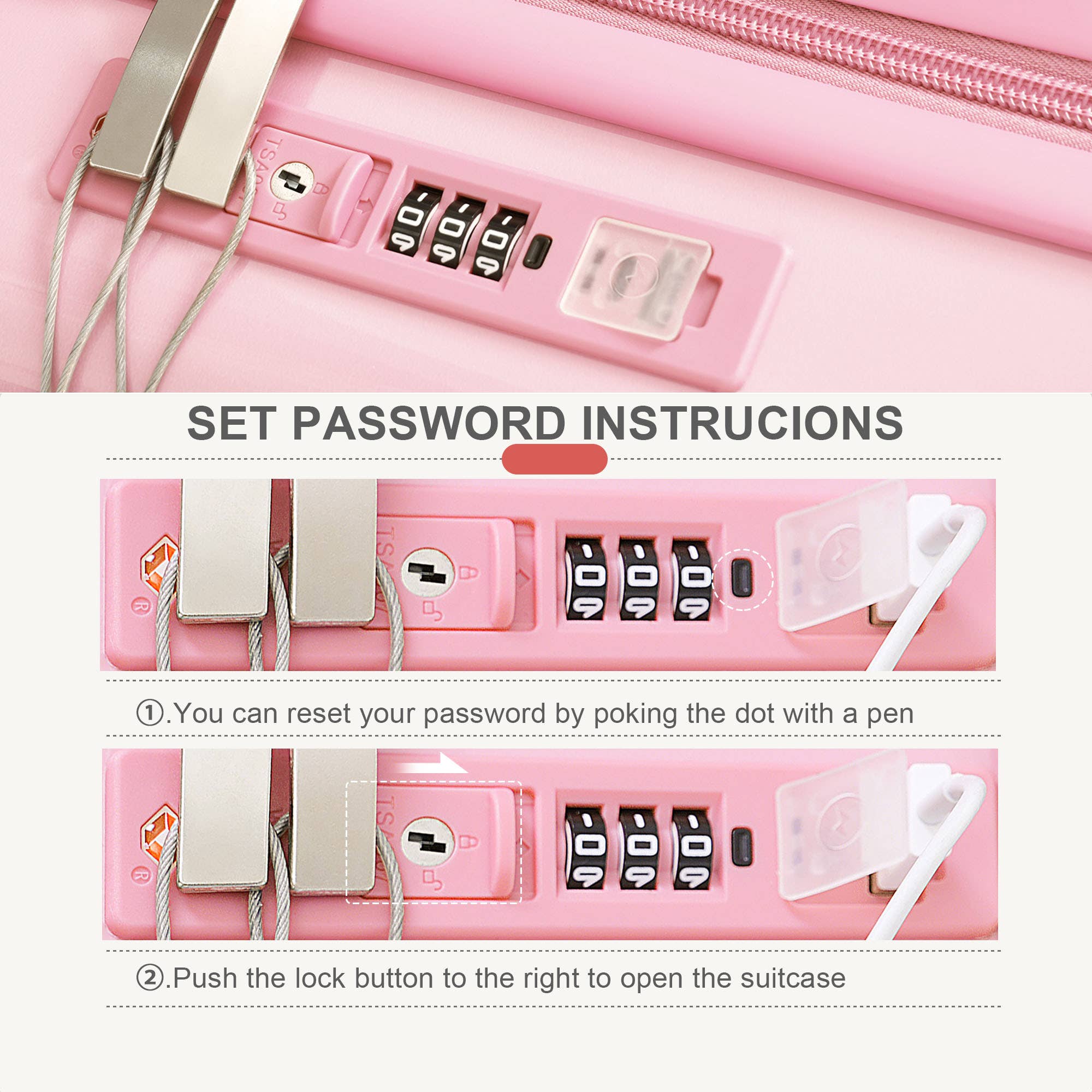 VTNG50 - Wholesale Luggage - Luggage Set of 3, 20, 24, 28inch with USB Port4