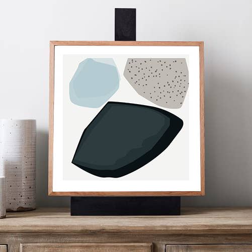 Imprimer Beach Pebbles and Rock #14 pour la vente par RGB Fineart