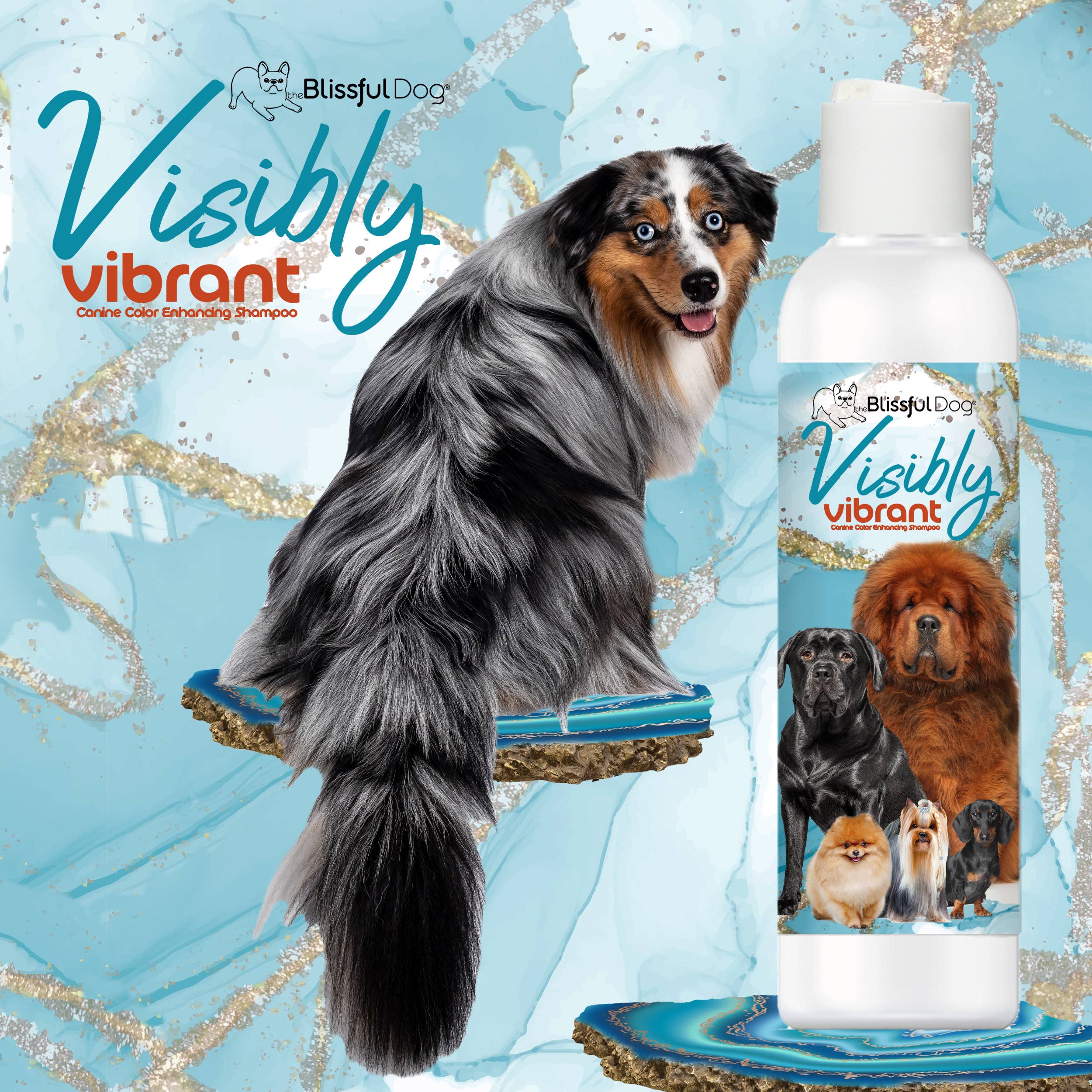 The Blissful Dog - Wholesale Pet Shampoo - Dog - Visibly Vibrant Dog Shampoo for Color Enhancing 1 Gallon2