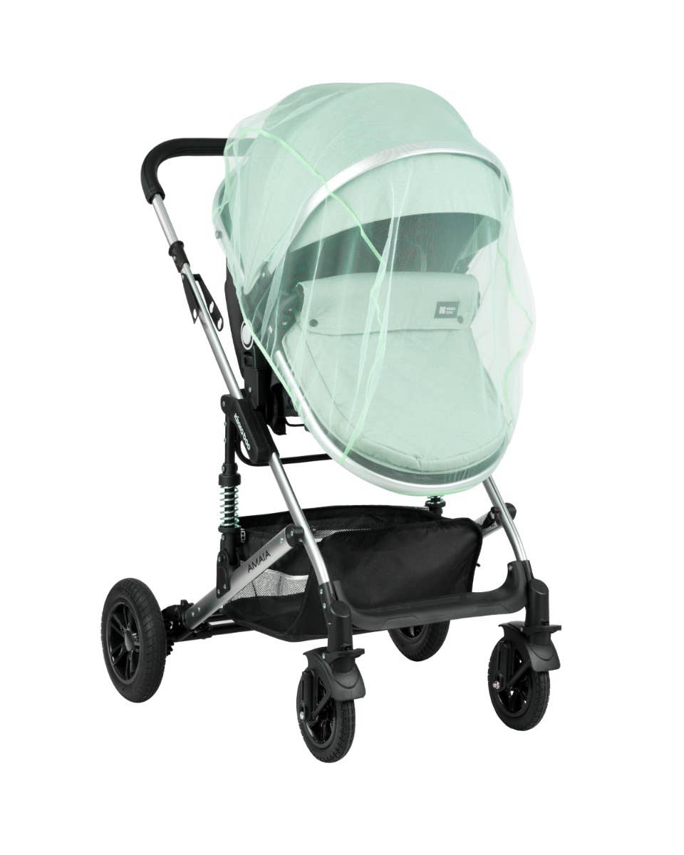 Kikkaboo – wholesale Pram cover/accessory – Mosquito Net For Baby Stroller Mint2