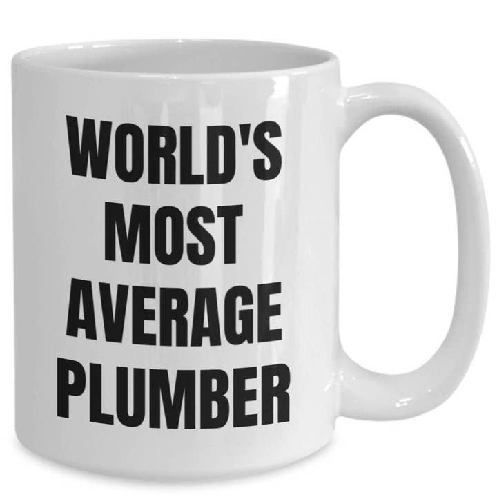 CustomHappy - Vente Tasse à café - Tasse de plombier - Tasse à café - Plombier le plus moyen du monde3