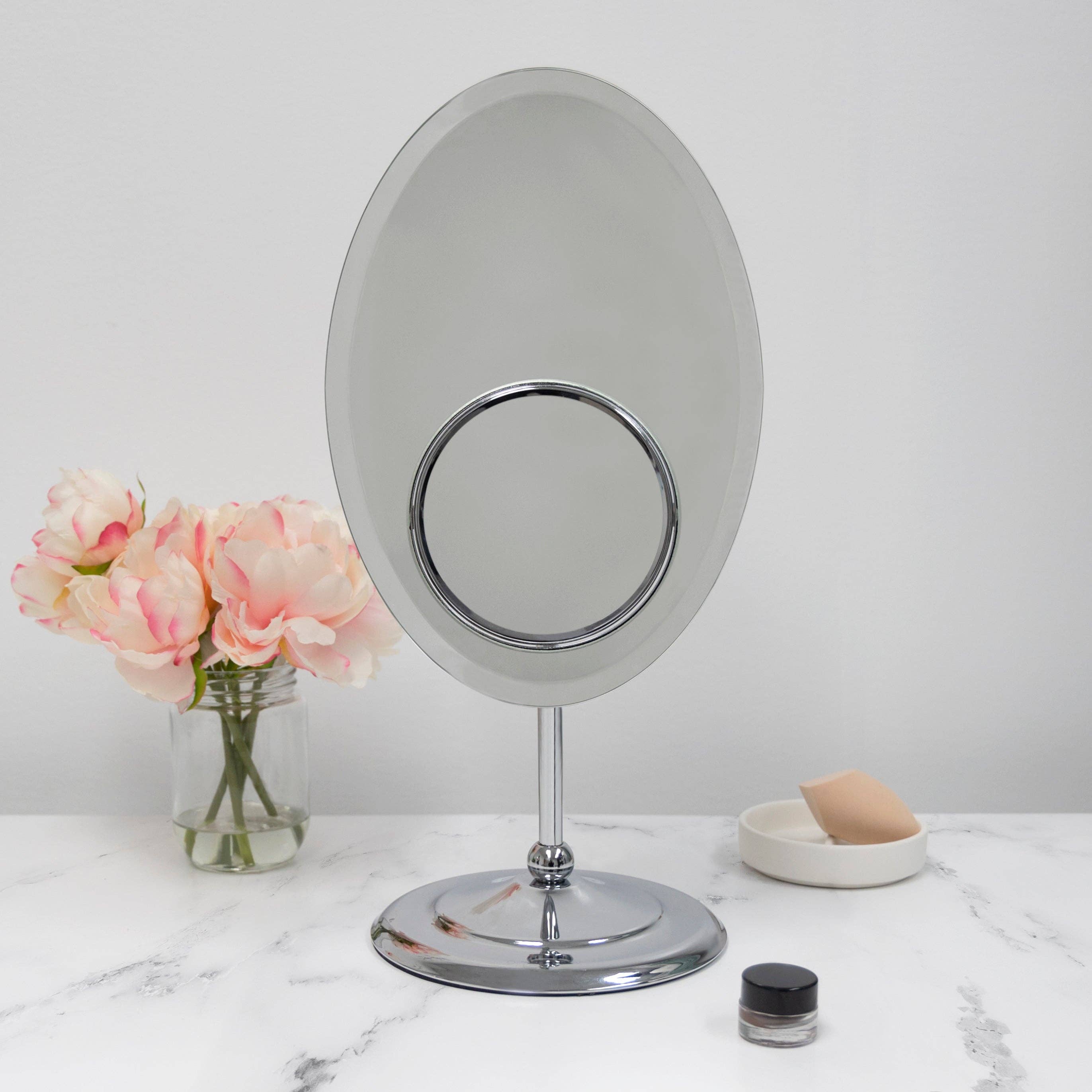 Zadro, Inc. - Wholesale Makeup Mirror - Tri-Optics Beveled Makeup Mirror with Magnification1