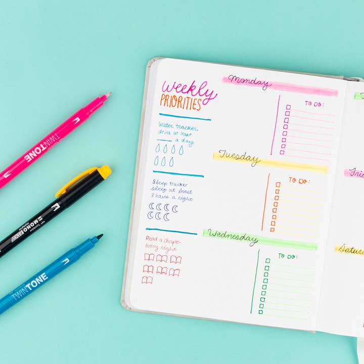 Tombow - Wholesale Stationery/Notecard Set - Creative Notetaking Kit8