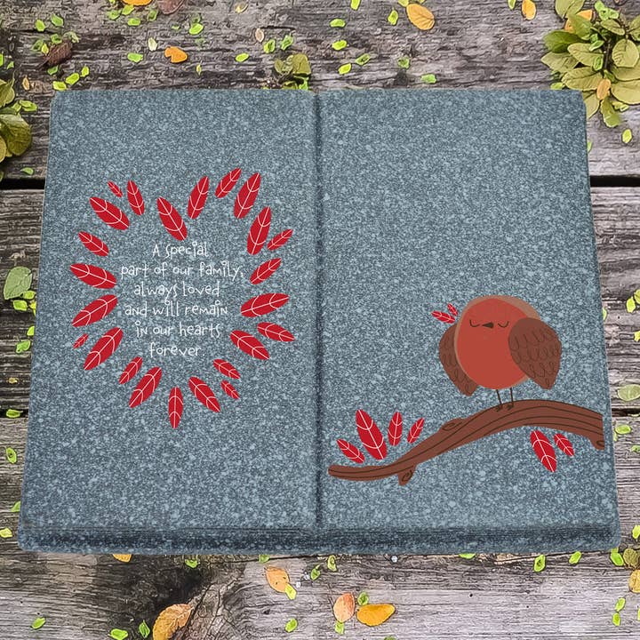 P6954 - Særlig del af familien Robin tema bog formet sendt for engroshandel hos Vivid Squid Wholesale