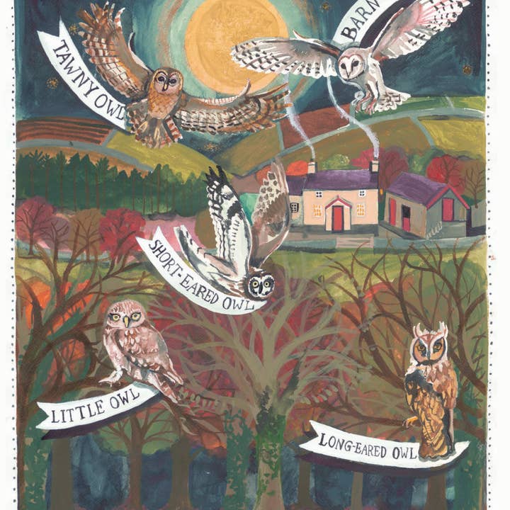 Estampado Poster Uwls por atacado de Driftwood Designs