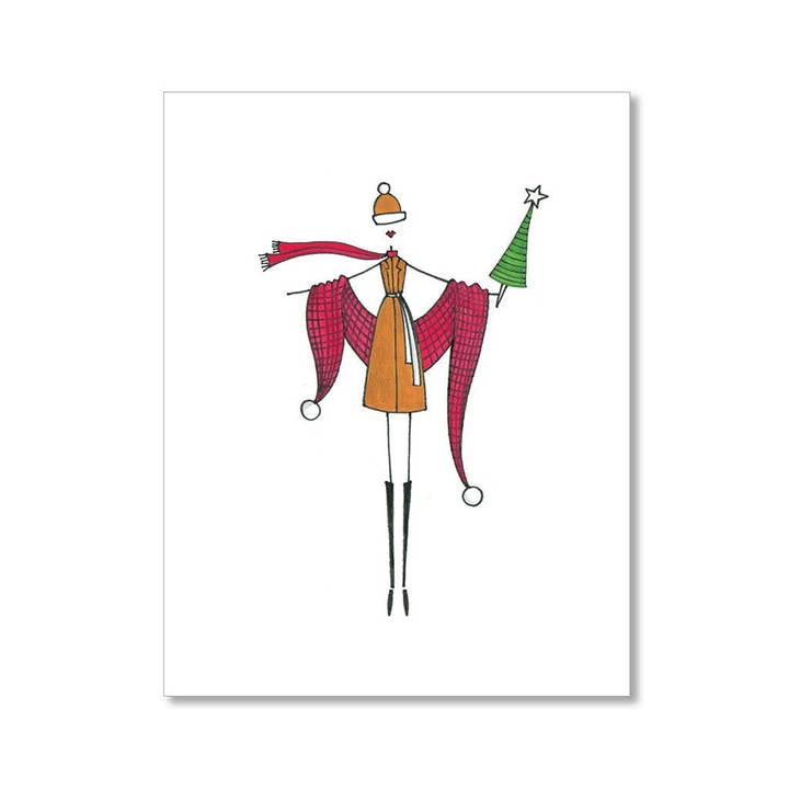 TARJETA NAVIDEÑA «SALUDOS MÁS CÁLIDOS» para venta al por mayor de LO in LONDON®