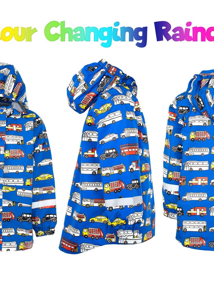 Fringoo Group Ltd – wholesale Raincoat – Kids – Raincoat - Traffic Jam1