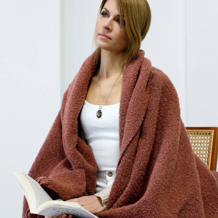 Linen Way Inc. - Wholesale Throw Blanket - Baldwin Wool Boucle Throw15