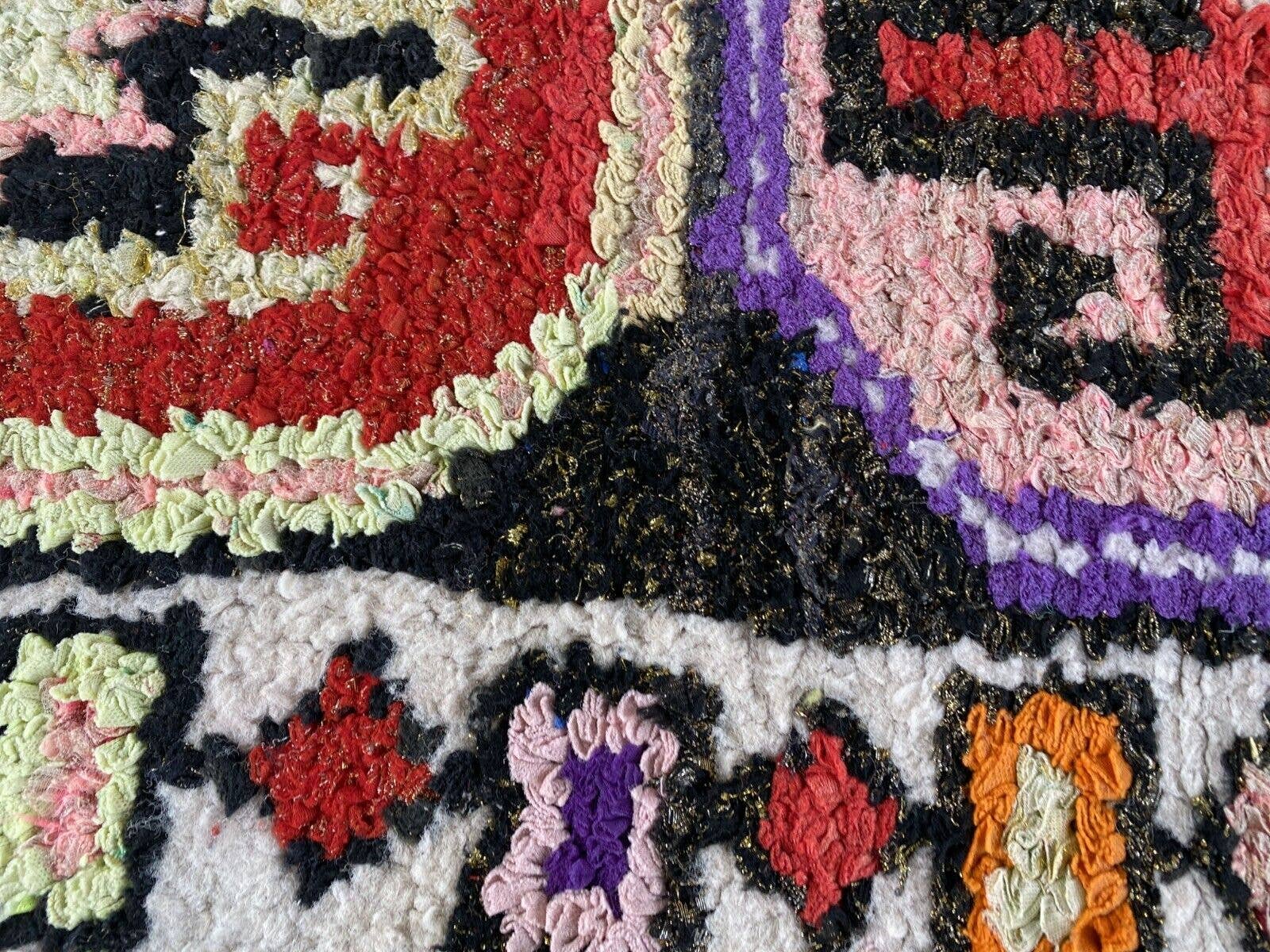 Oushak Rugs - Vente Tapis de couloir - Tapis Vintage Herki Tribal Turc Fait Main en Laine9