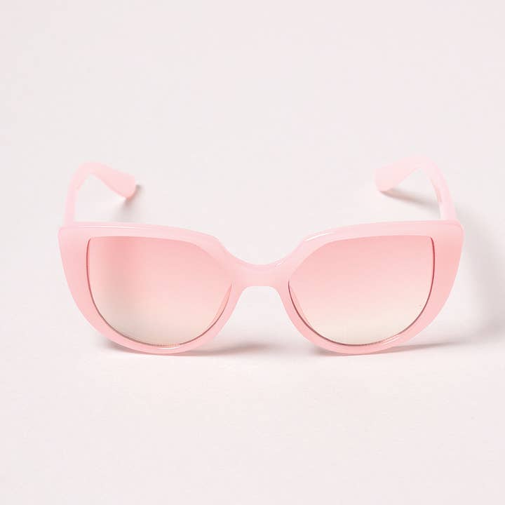 ASSORTED COLORS Kid's Colorful Cat Eye Fashion Sunglasses for wholesale on Faire