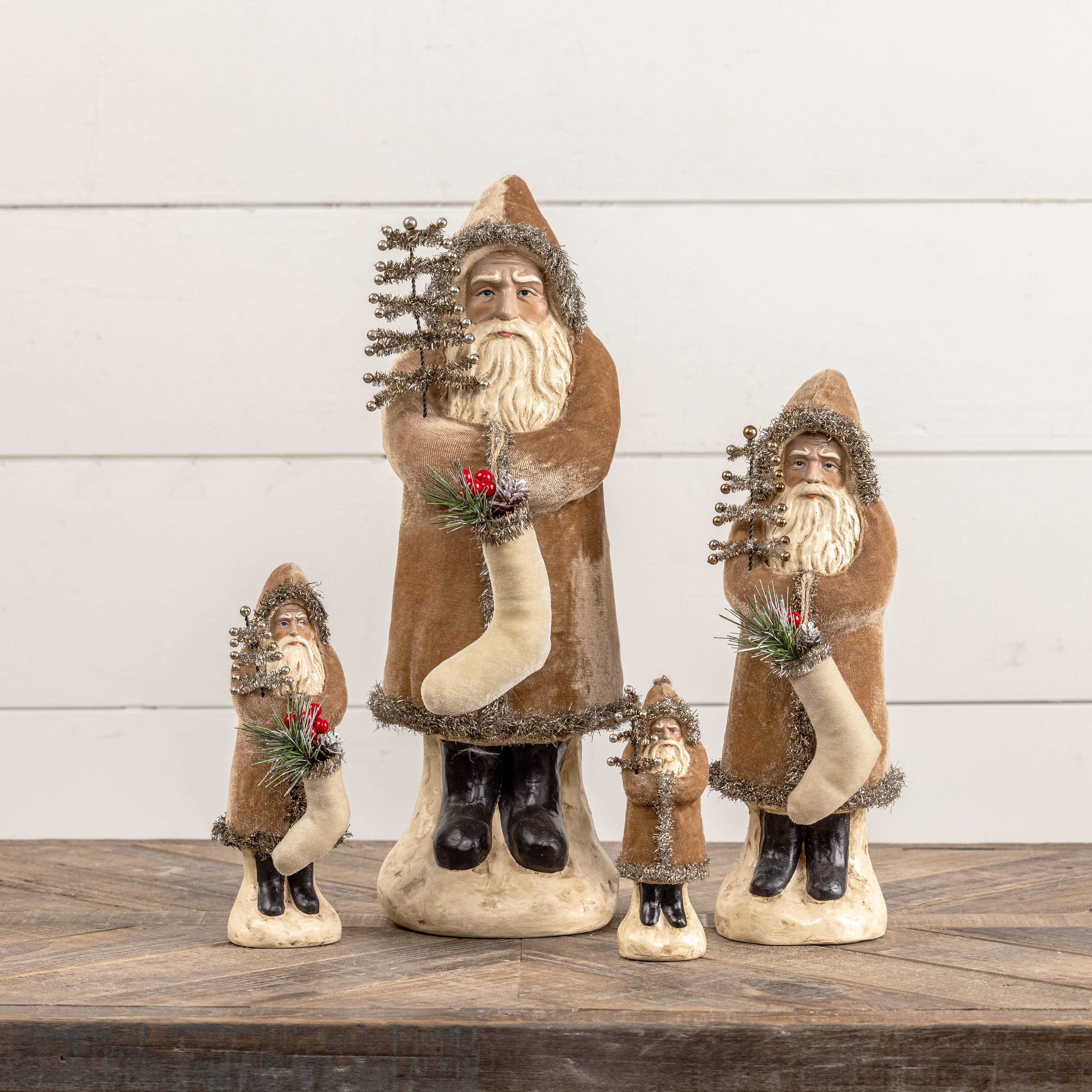 Ragon House - Wholesale Ornament - FAWN VELVET BELSNICKLE ORNAMENT3