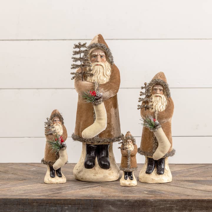 Ragon House - Wholesale Ornament - FAWN VELVET BELSNICKLE ORNAMENT3