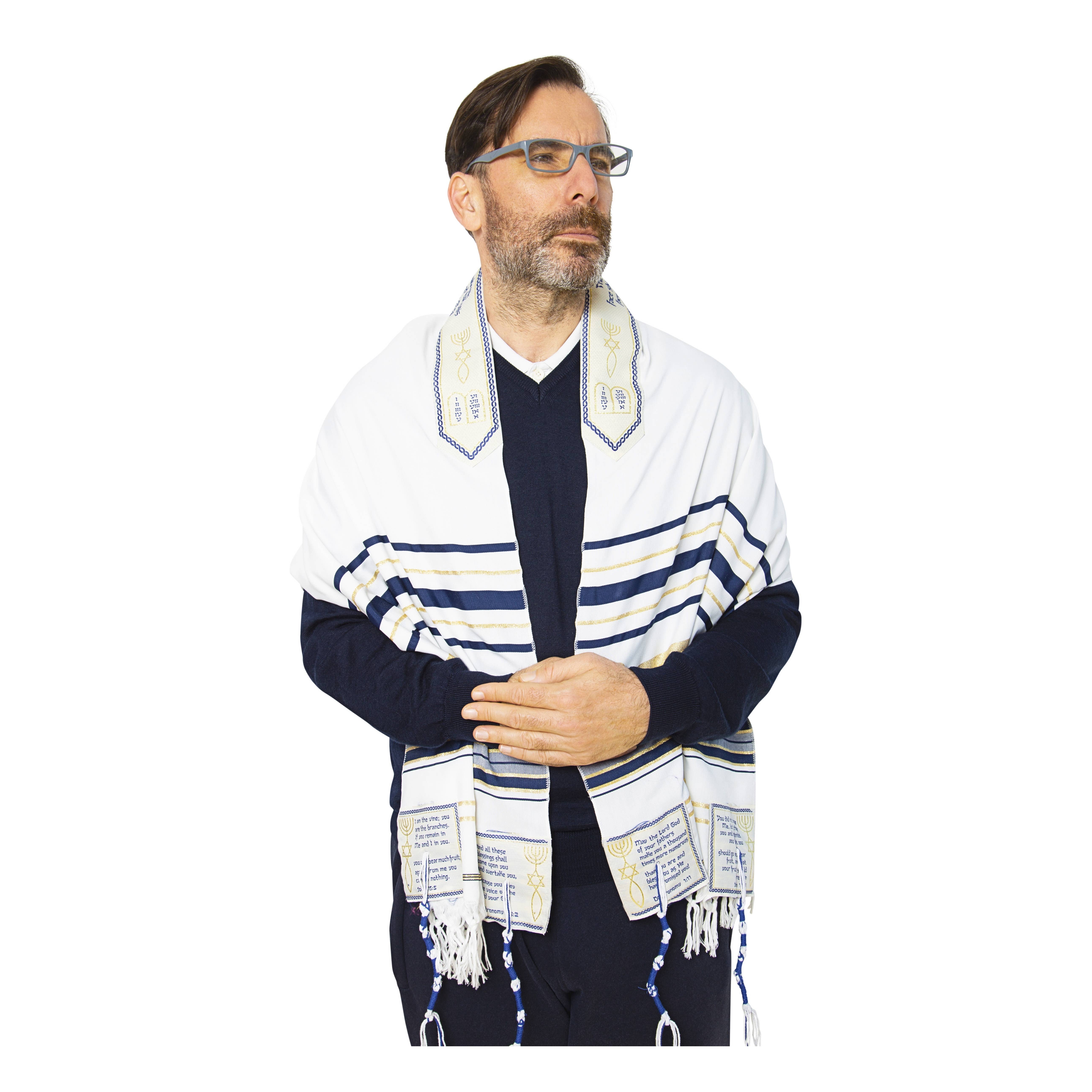 3 Arches USA - Wholesale Wrap - Women's - The Blessing Tallit-Prayer Shawl,Matching Bag & Brochure12