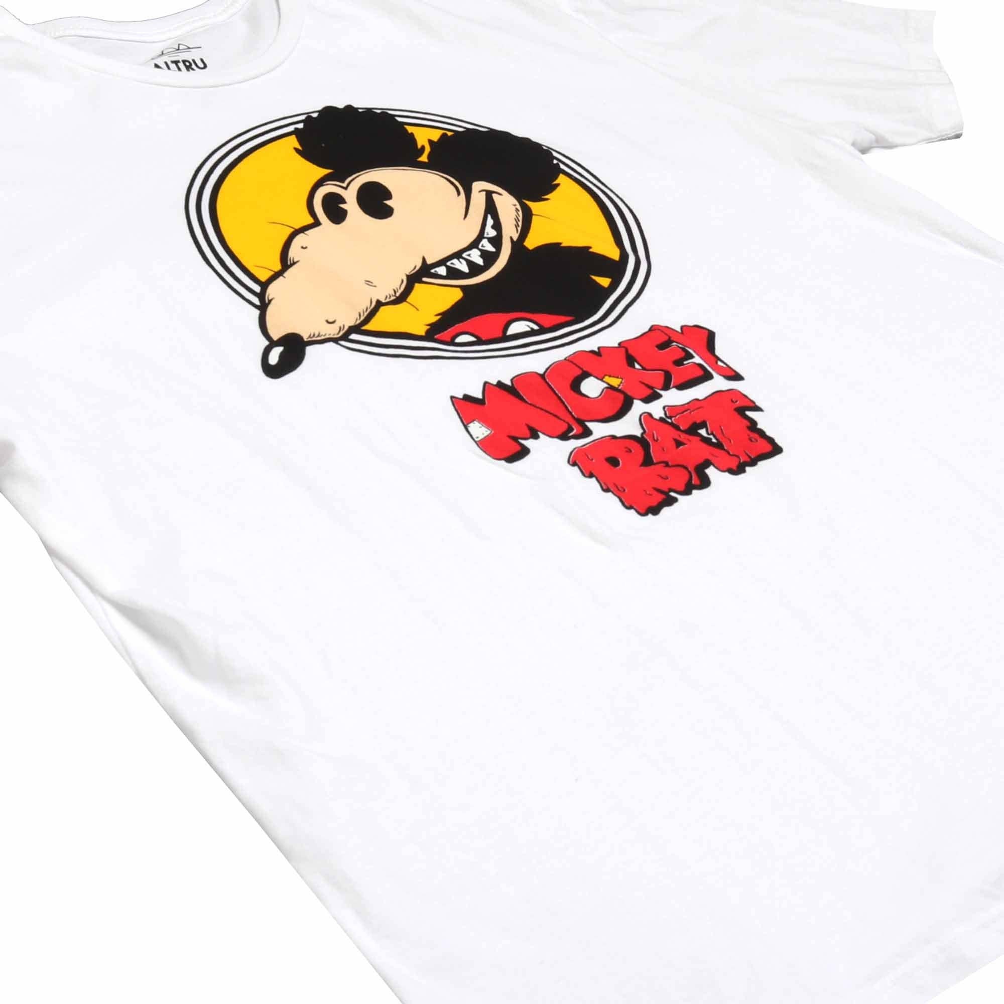 Blanc T-shirt officiel Mickey Rat In Spotlight en blanc en vente sur Faire4