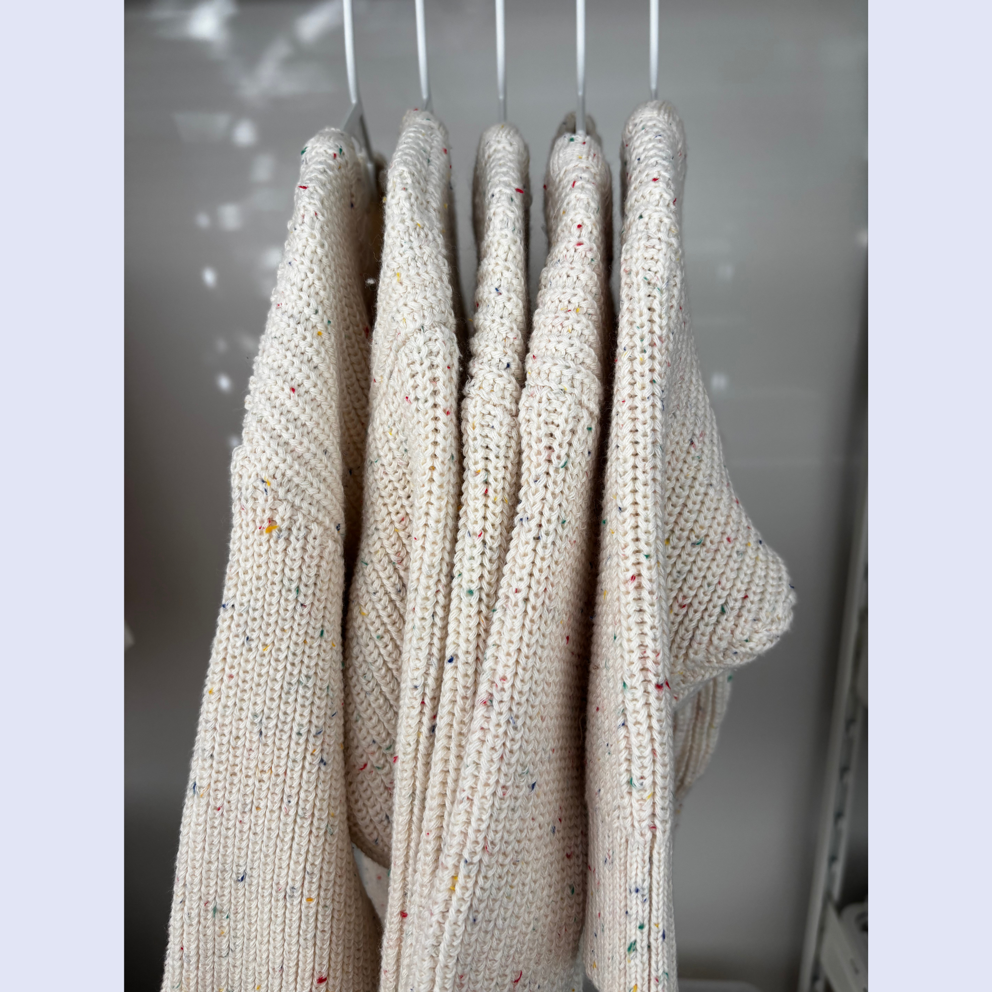 Milk Addict - Wholesale Knitted jumper – Baby - Milk Addict Speckled Knitted Jumper1