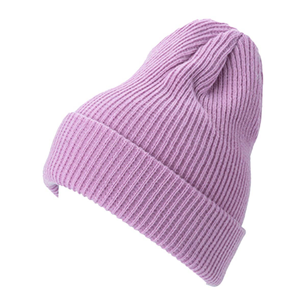 Diacly - Wholesale Beanie - Women's - Premium Acrylic Yarn Soft Warm Unisex Solid Color Knitted Be10