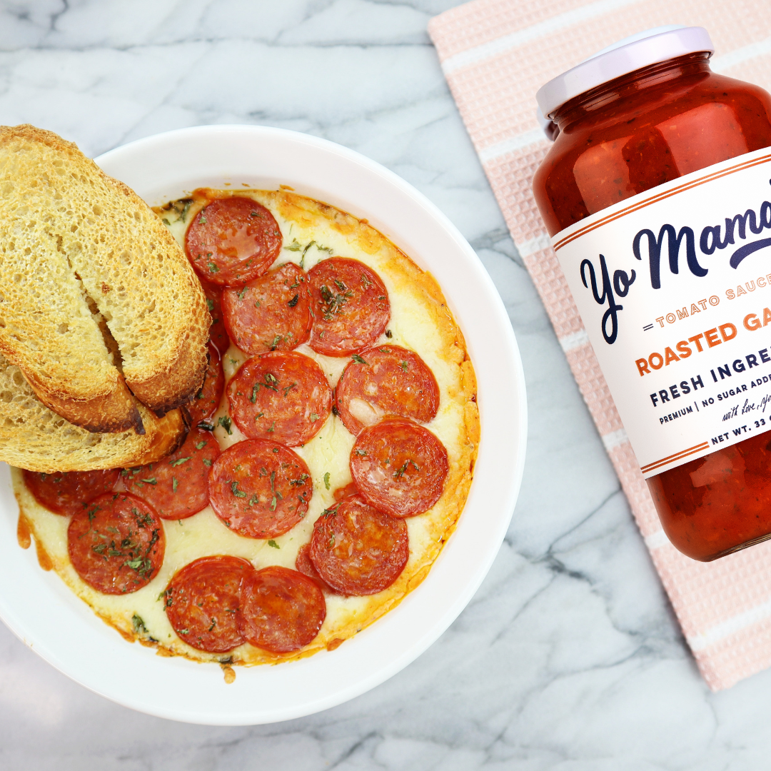 Yo Mama's Foods – Engroshandel Sauce – 33 OZ ristet hvidløg3