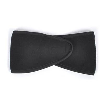 Bandeau d'hiver noir en polaire, 48 pièces pour la vente par Selini New York