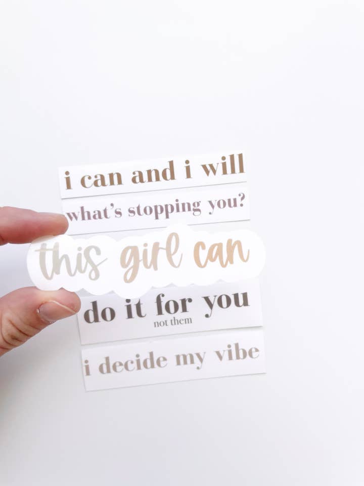 Motivational Sticker Pack for wholesale by Designed by M and S