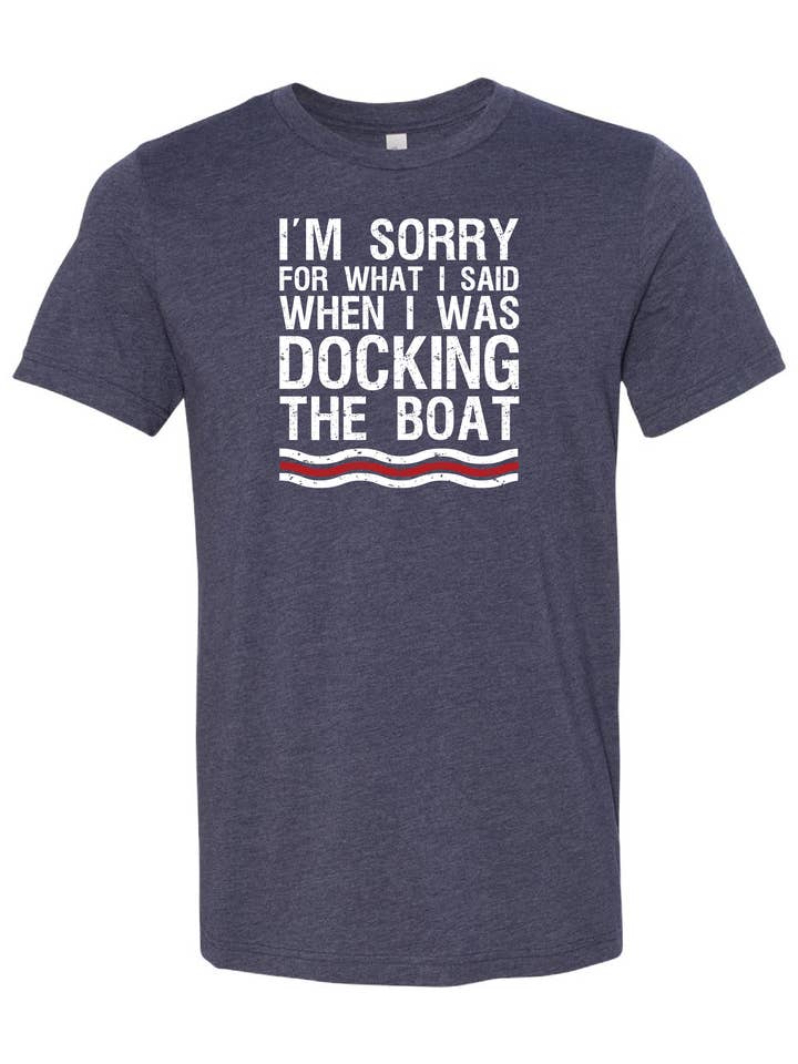 UNISEX DOCKING THE BOAT TSHIRT for wholesale by Neverwinter Clothing Co.