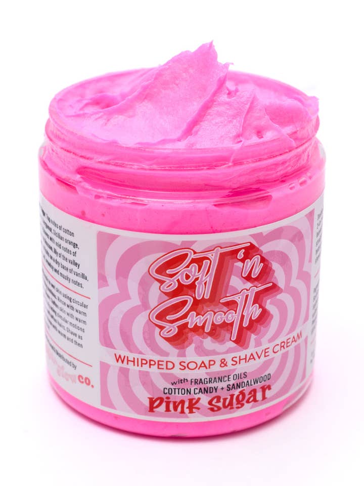 SugarGlowCo. Whipped Soap Pink Sugar *Almost Perfect for wholesale by Bella Nova Style Co