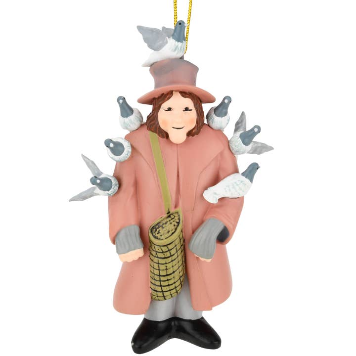 NYC Central Park Bird Pigeon Lady Christmas Ornament and other Purchase Wholesale pigeon seed. Free Returns & Net 60 Terms on Faire trending on Faire.