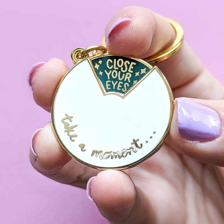 Rainbow Space Unicorn - Wholesale Keychain – Women's - Self Care Spinner Keychain5