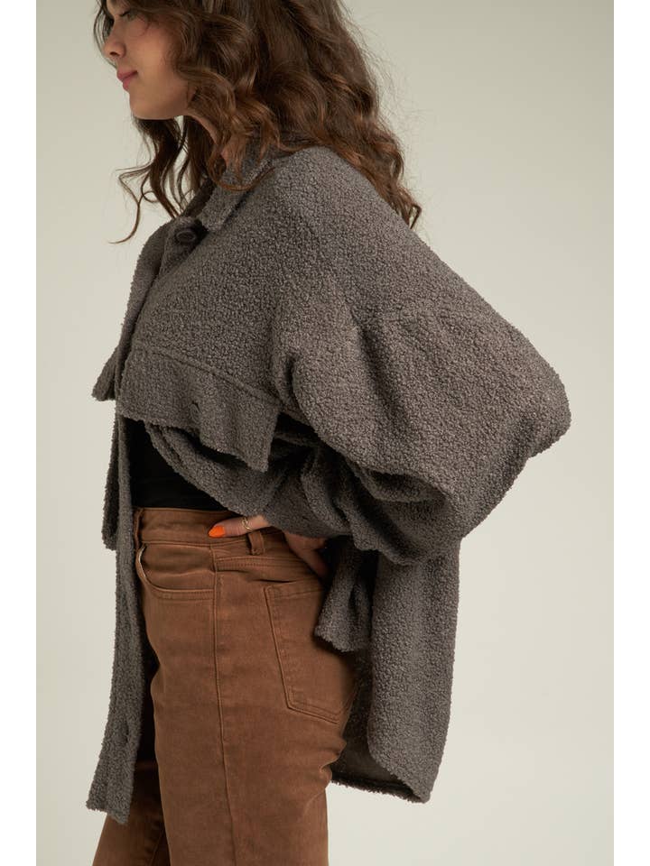 En Crème - Wholesale Jacket - Women's - Oversized Furry Jacket12