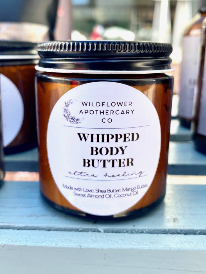 Ultra Healing Whipped Body Butter for wholesale by WildFlower Apothecary Co
