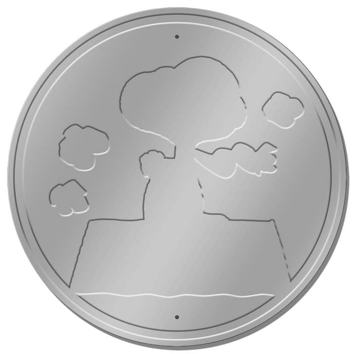 Desperate Enterprises - Wholesale Sign - ROUND - Snoopy Baron1