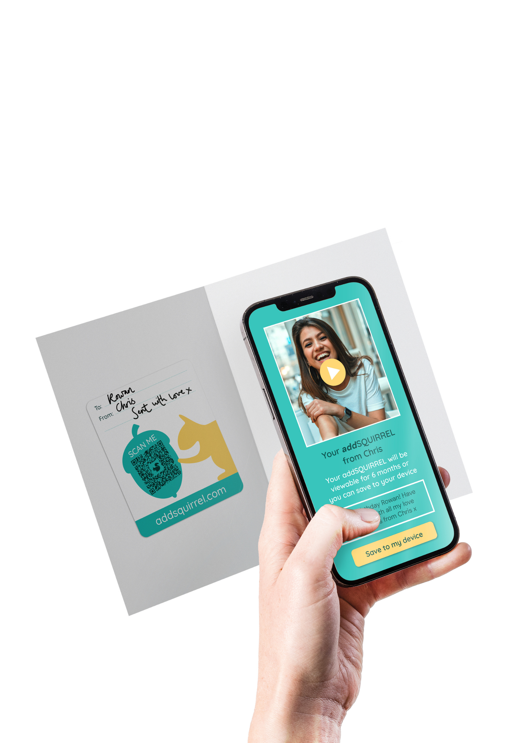 Jen Winnett Eco Artist - Wholesale Birthday Card - Refil Bundle 48 QR Greetings cards add video, photo or voice4