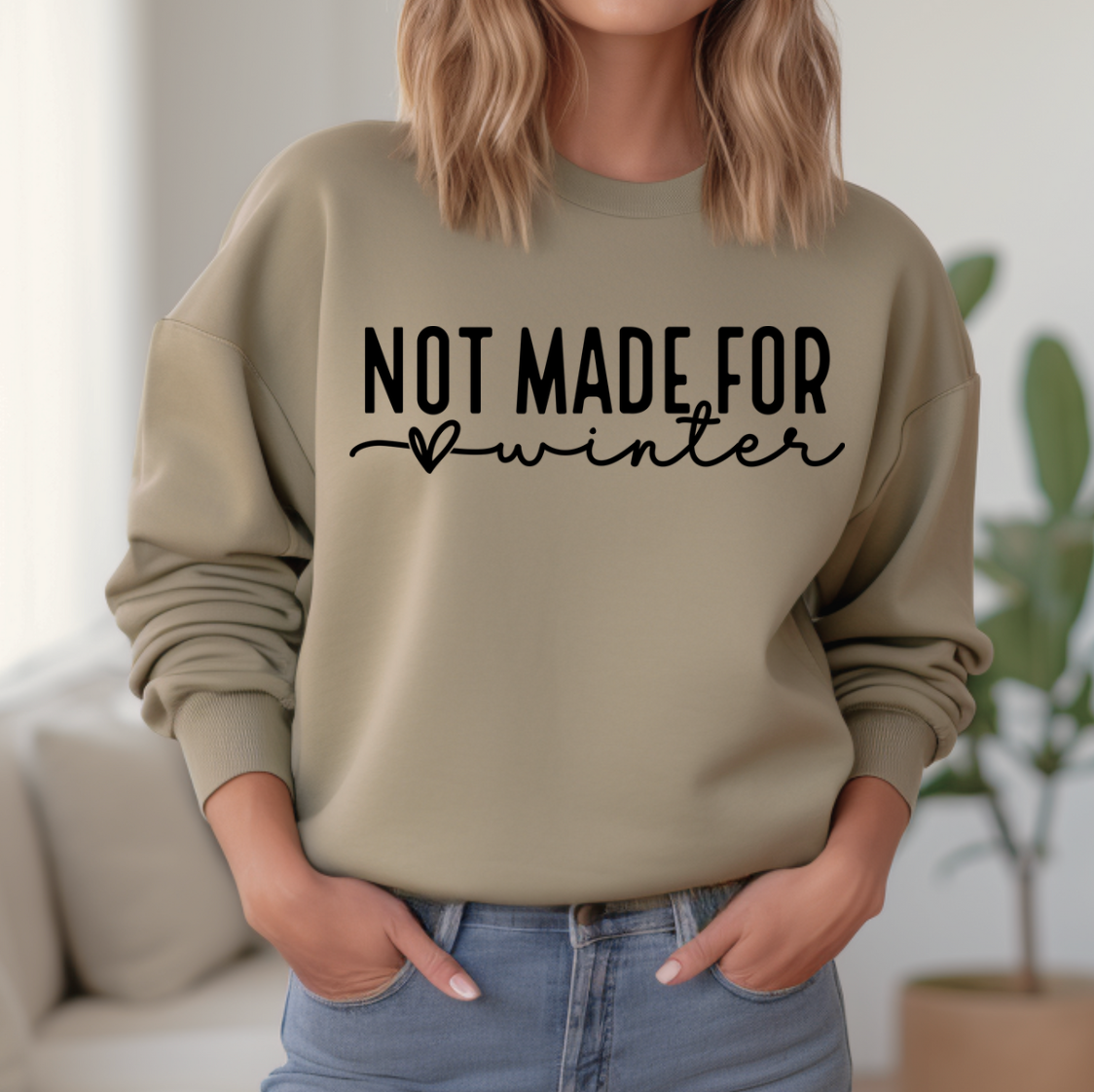 Kiki's Boutique - Wholesale Graphic Sweatshirt - Women's - Not Made For Winter Sweatshirt1