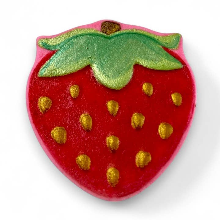 Strawberry Swirl| Fruit Bath Bomb for wholesale by Soak + Salt Co