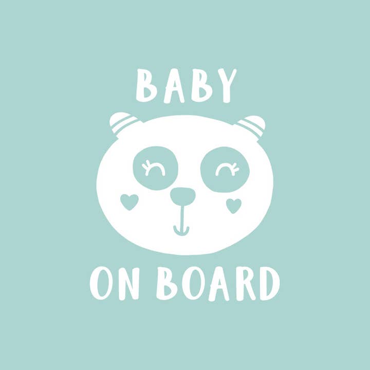 Cartello per auto Baby On Board, decalcomania in vinile per auto, orso per la vendita all'ingrosso da parte di Match Set Love