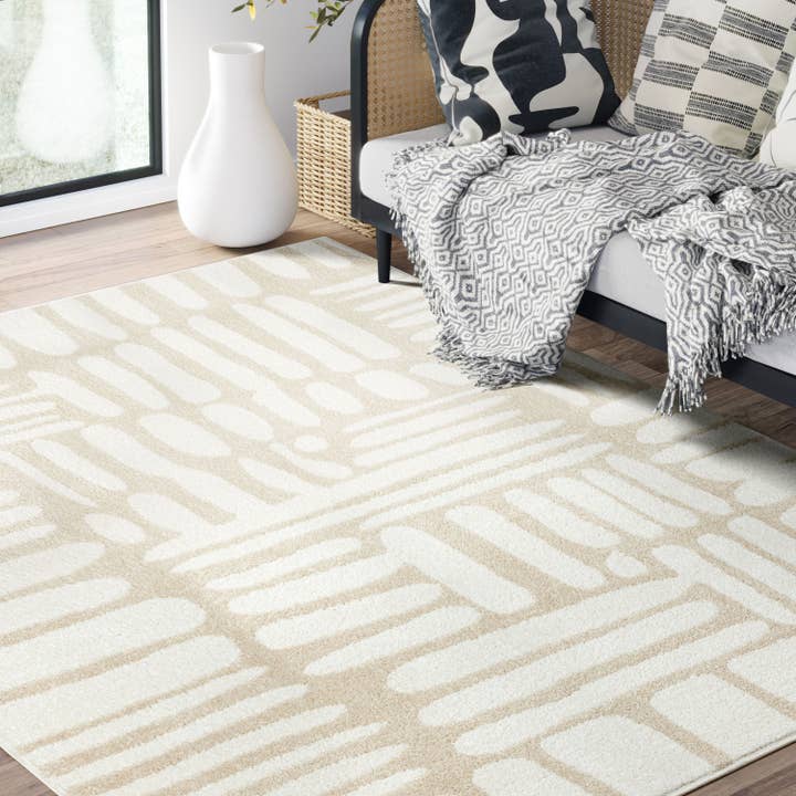 Abani Rugs - Venta al por mayor Alfombra pequeña - Alfombra moderna beige de área Nuevo de Abani Rugs2