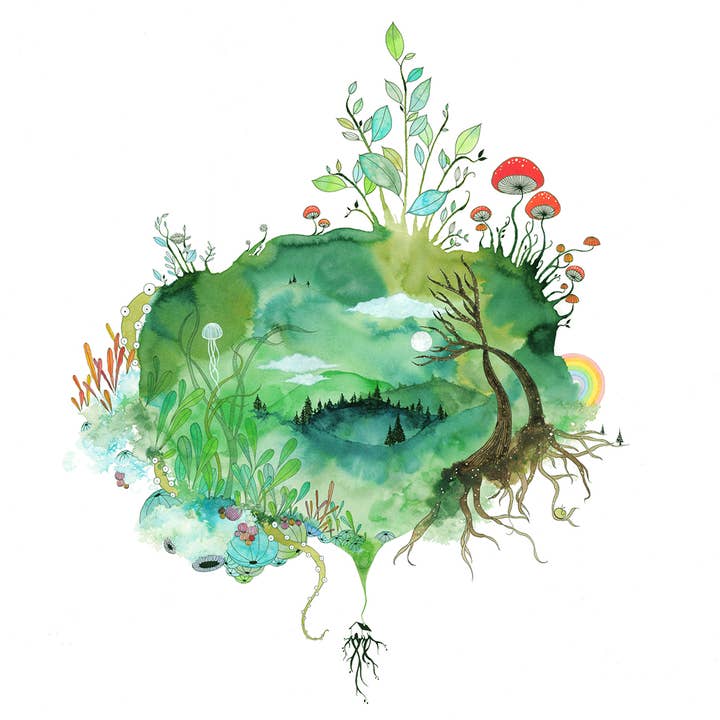 Melissa Moss Art - Vendita all'ingrosso Stampa artistica - Il mondo ti aspetta - Stampa artistica
