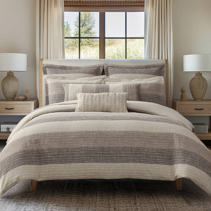 Levtex Home - Vendita all'ingrosso Set di lenzuola - Set copripiumino e trapunta Sand Stripes19