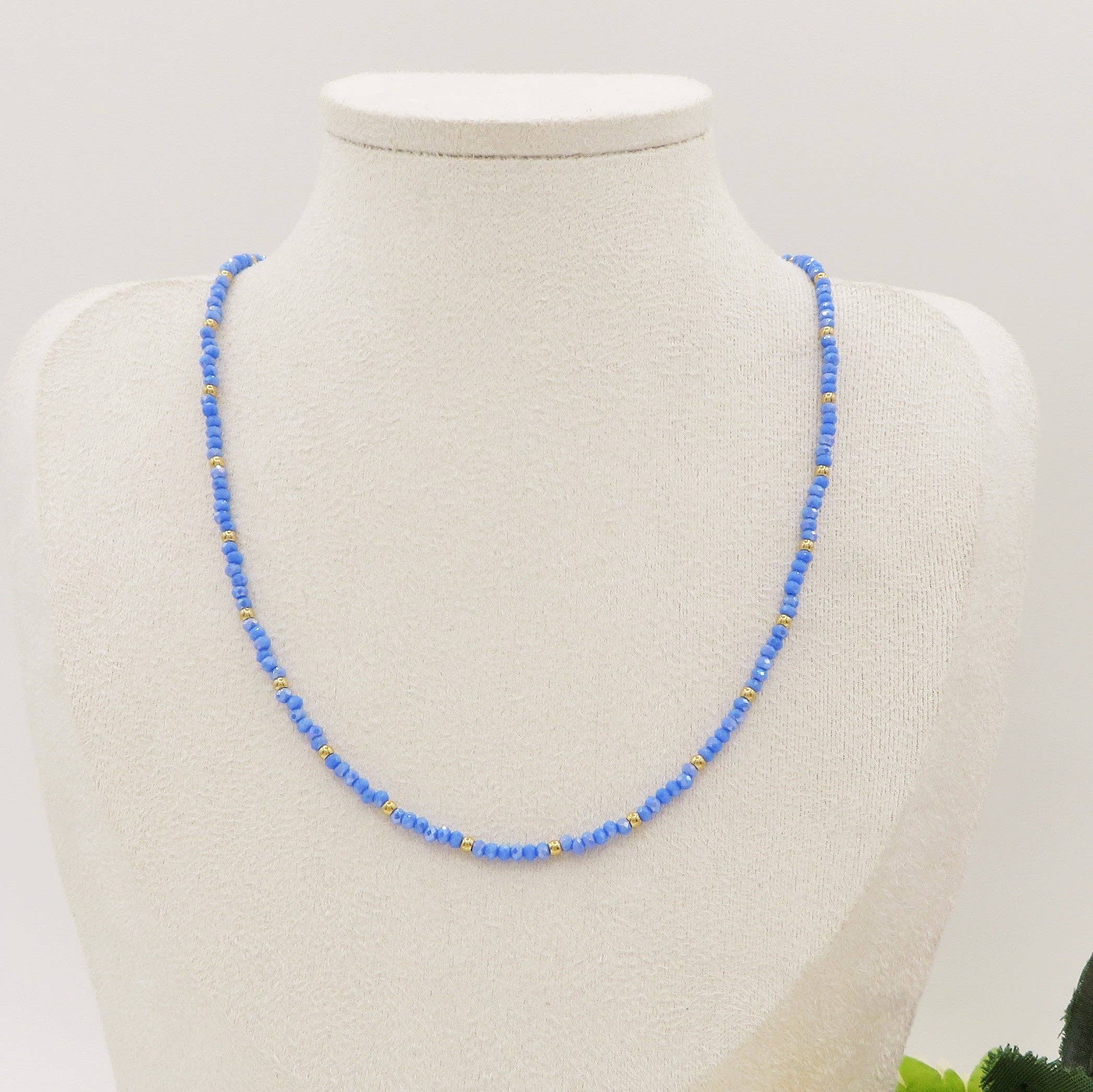 Daemon srls - Wholesale Beaded/Pearl Necklace - OCEAN - Collana perline cristallo e ACCIAIO inossidabile colori brillanti13