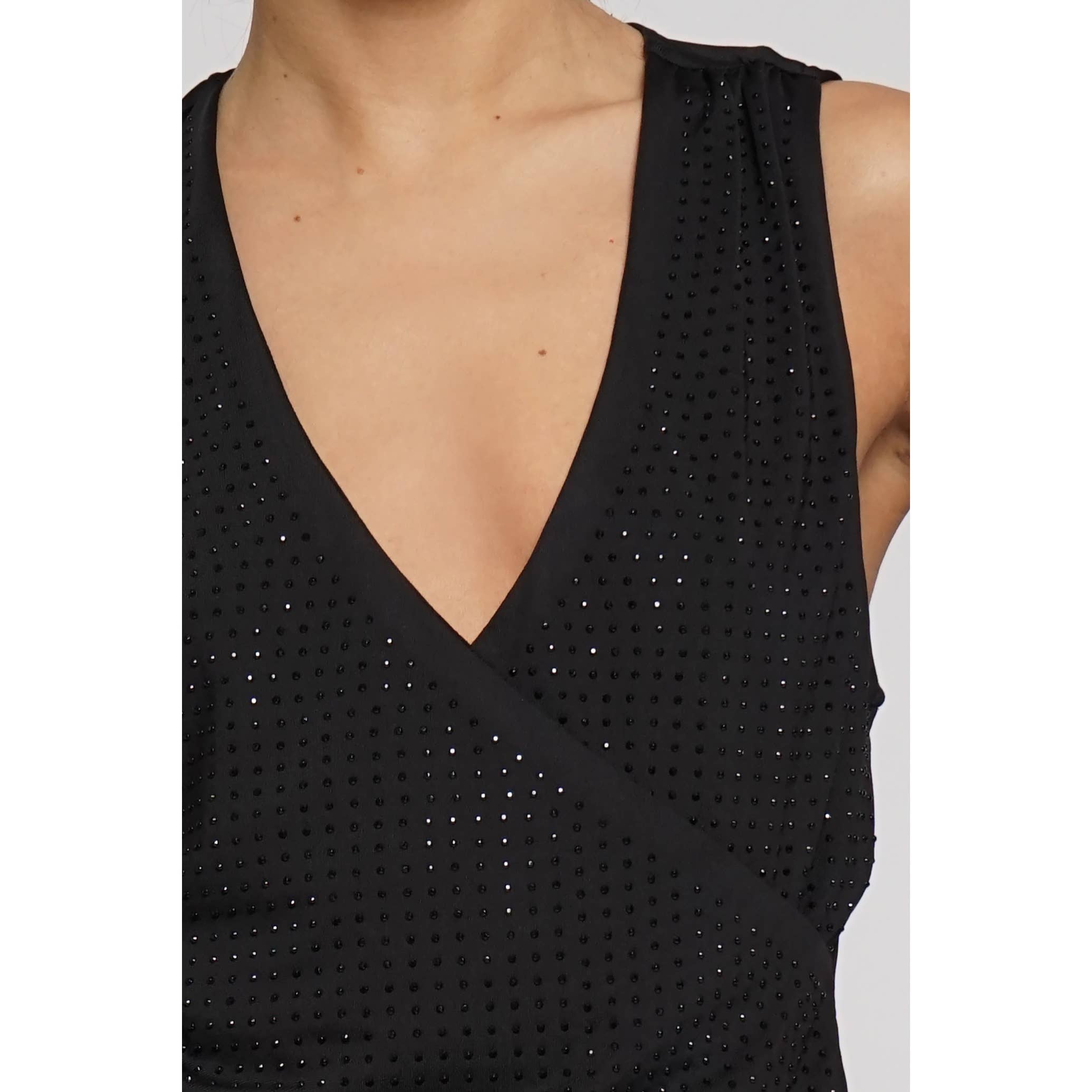 Sans Souci - Venta al por mayor Jersey corto de punto - Mujer - TOP DE PUNTO SIN MANGAS HOT FIX SURPLUS3