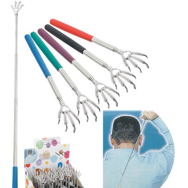 Puka Creations - Wholesale Head Scratcher/Massager - Extendable Back Scratcher #20