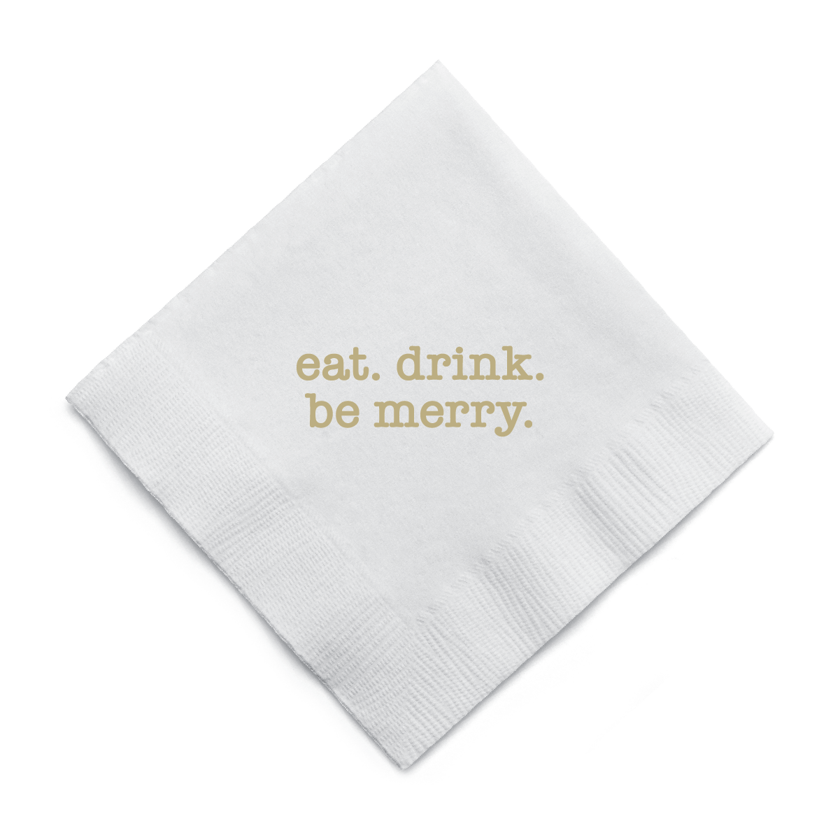 MADdesign - Wholesale Disposable Napkin - Eat Drink & Be Merry Cocktail Napkins2