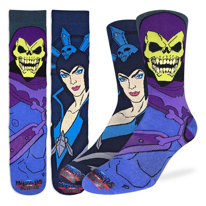 Good Luck Sock - Venta al por mayor Calcetines - Hombre - Calcetines para hombre Masters of the Universe con Skeletor y Evil-Lyn