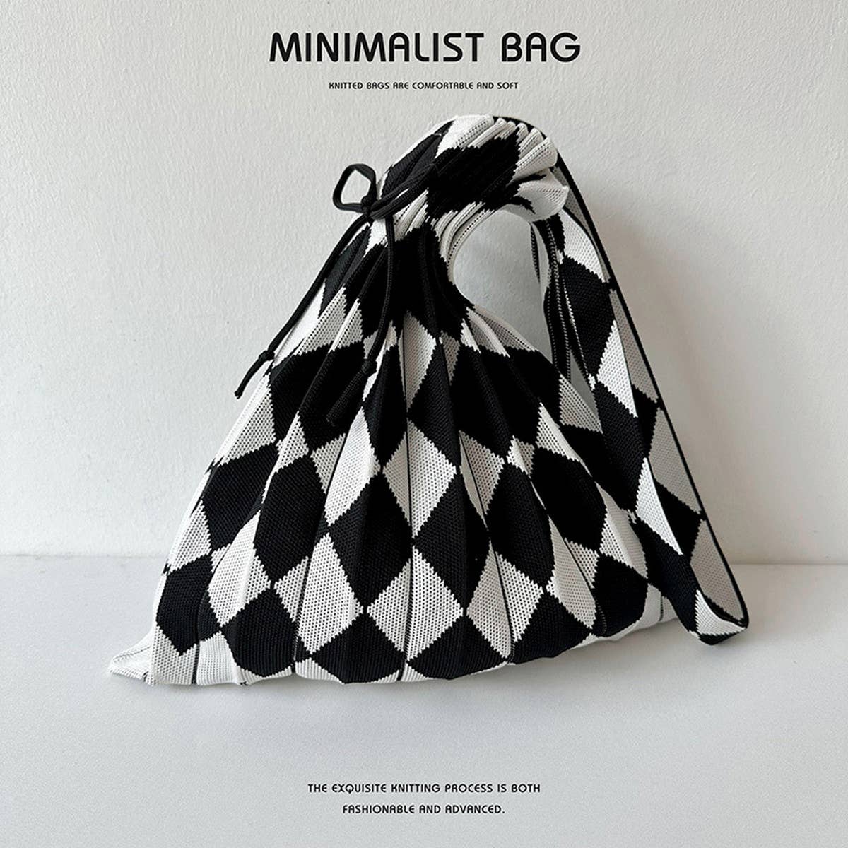 ACCITY - Wholesale Shoulder Bag - Women's - Large Knit Pleated Crossbody Shoulder Bag for Wome_CWAB153310