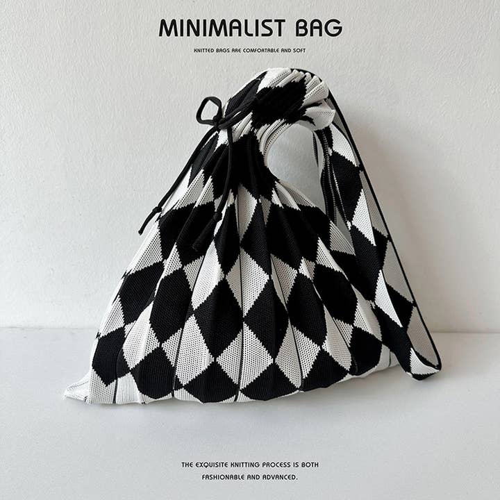 ACCITY - Wholesale Shoulder Bag - Women's - Large Knit Pleated Crossbody Shoulder Bag for Wome_CWAB153310