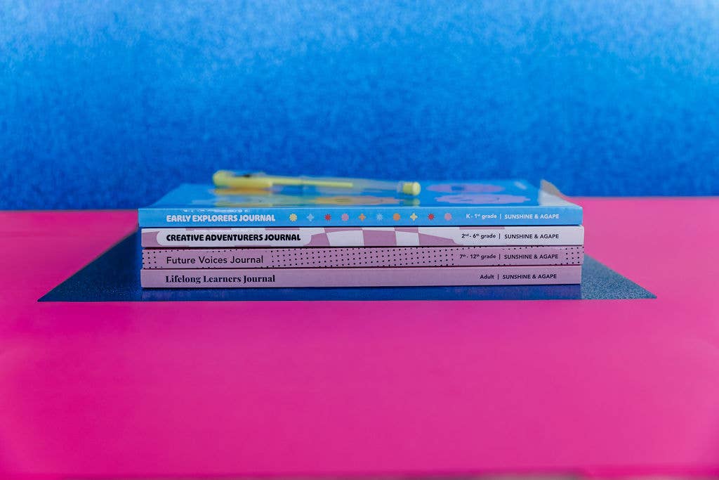 Sunshine & Agape - Vente Journal intime – enfant - Journal de gratitude de la famille Smiley - Collection complète6