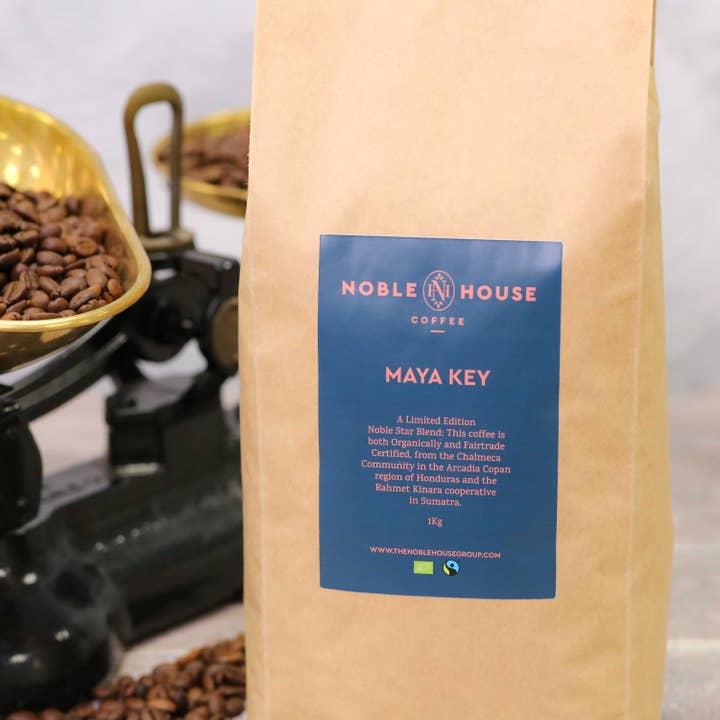 Noble House Coffee – wholesale Coffee beans – Maya Key Organic and Fairtrade Coffee Beans 1kg1