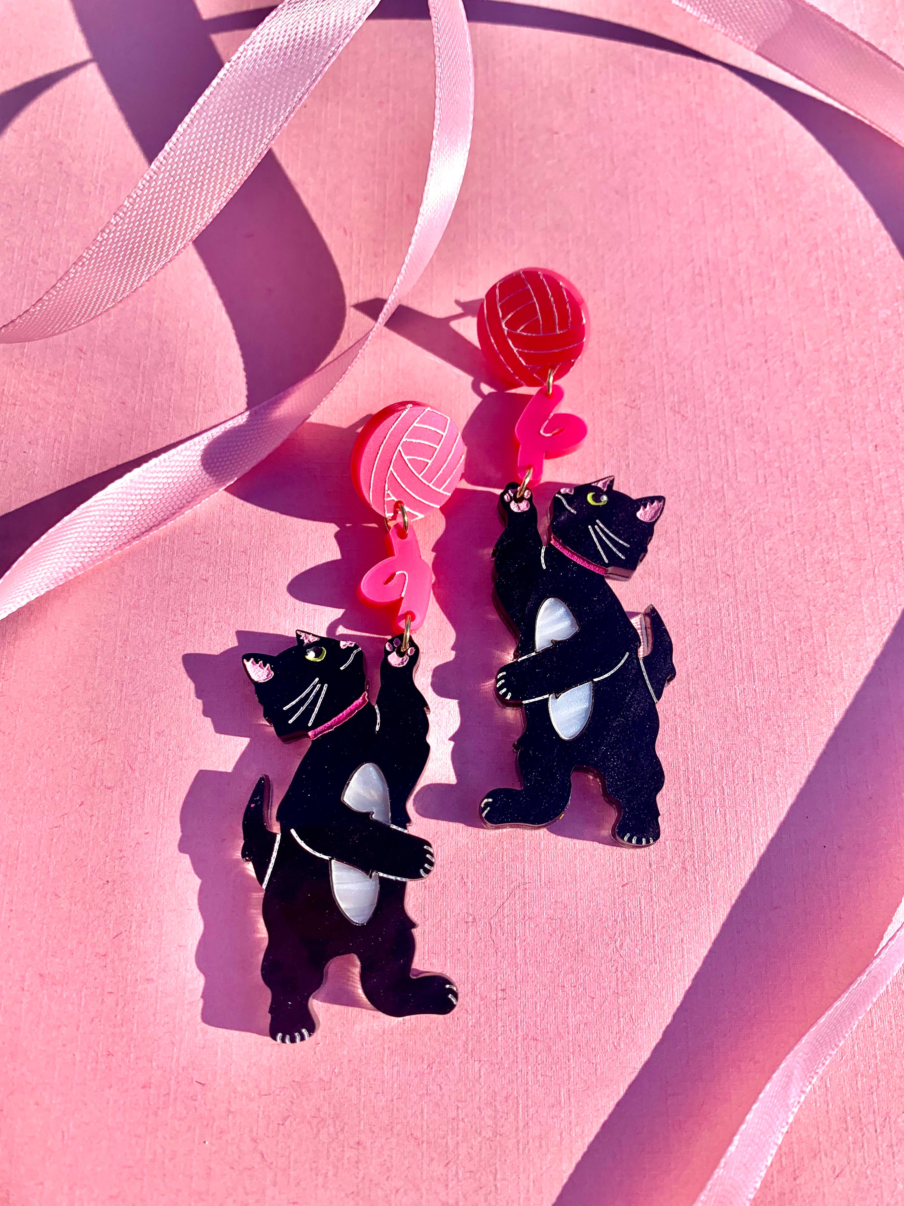 Not Picasso - Wholesale Stud/Post Earrings - You’ve got to be Kitten Me! 4