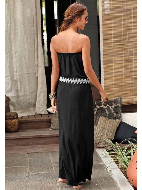 Lascana - Wholesale Dress - Women's - LASCANA Women's Bandeau Maxi Dress1