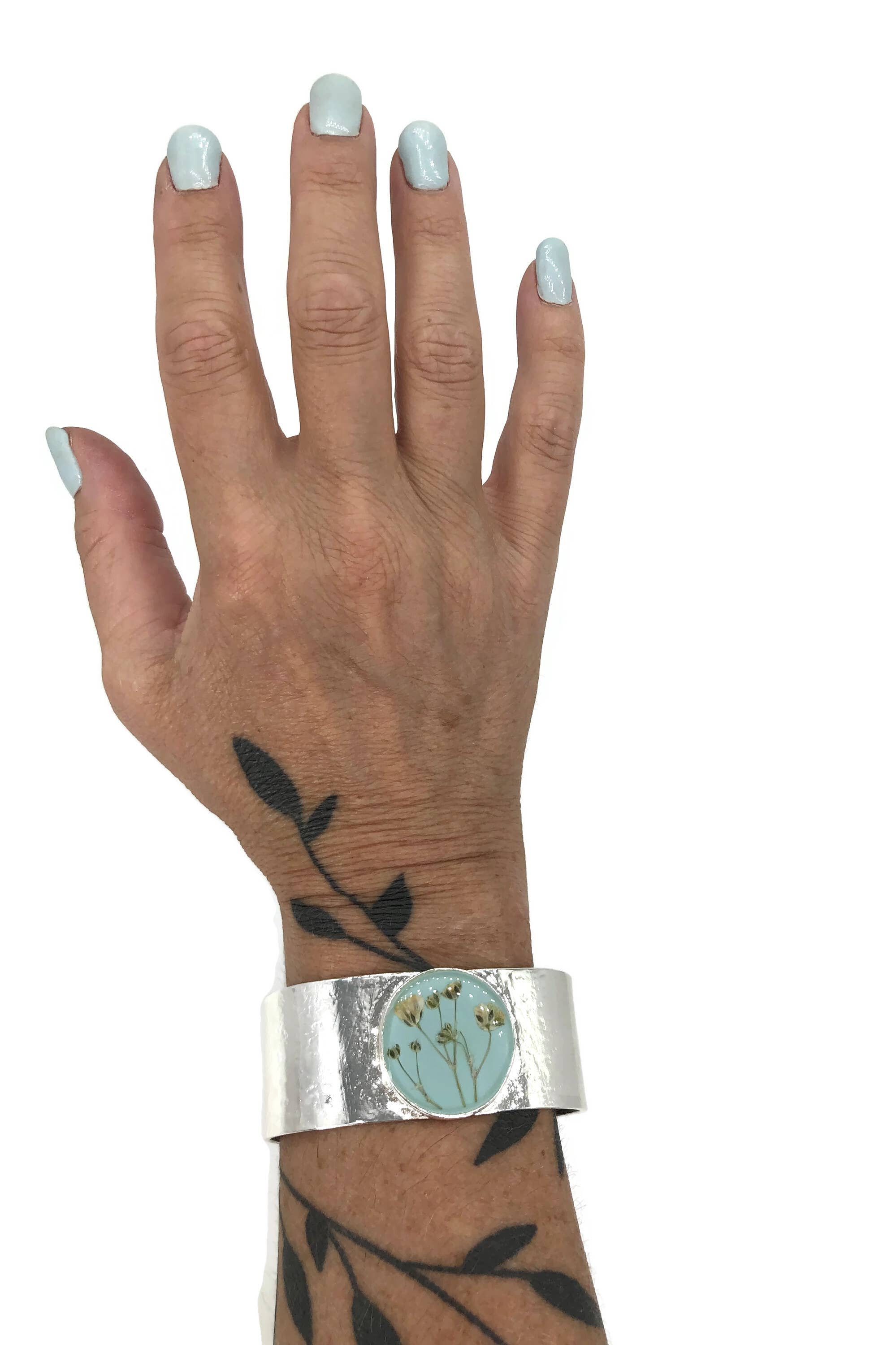 Shari Dixon - Wholesale Cuff Bracelet - Baby's Breath Med Rd. Cuff Bracelet2